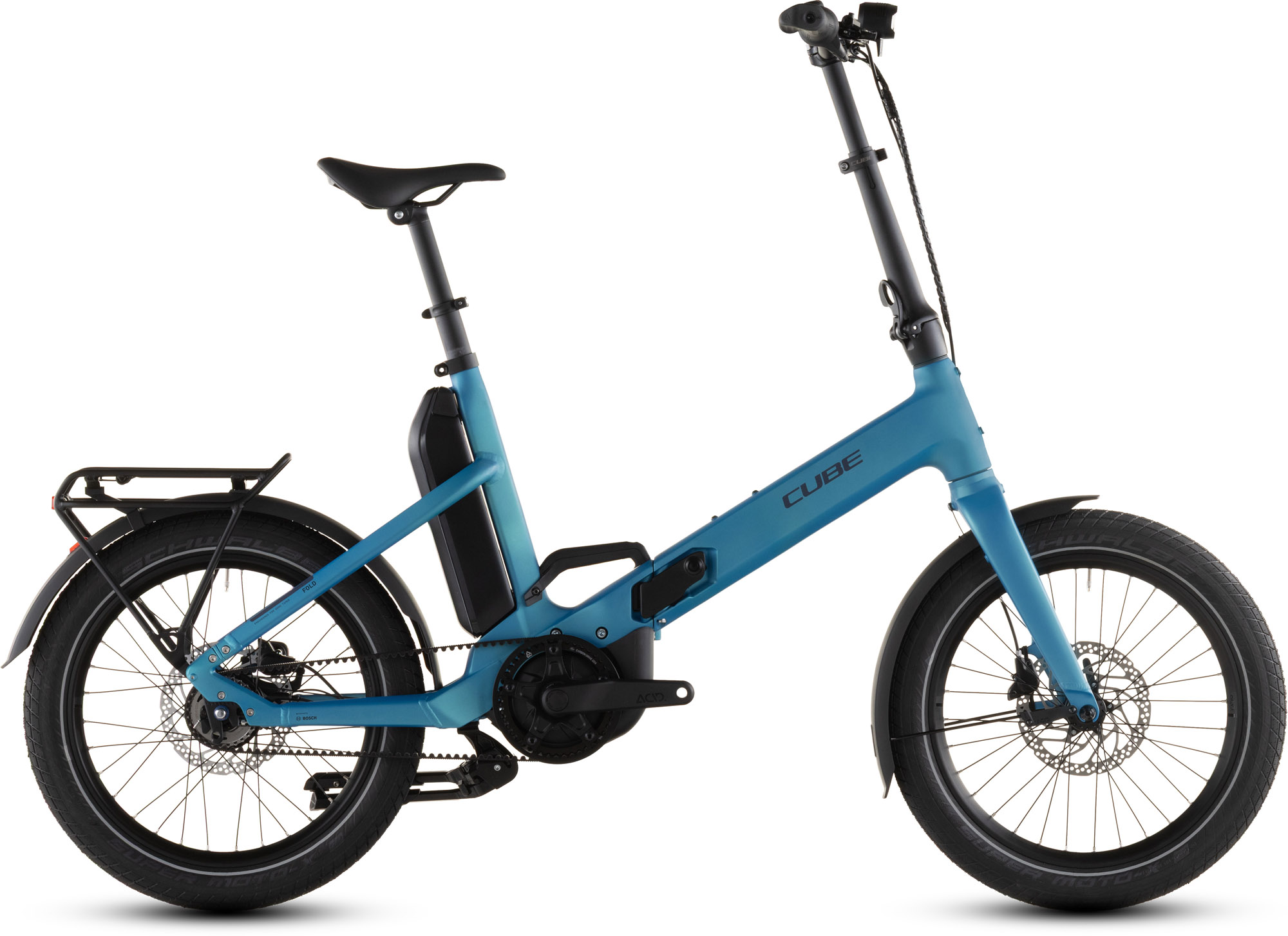 56 Cube Fold Hybrid Comfort 545 azure - Afbeelding 1