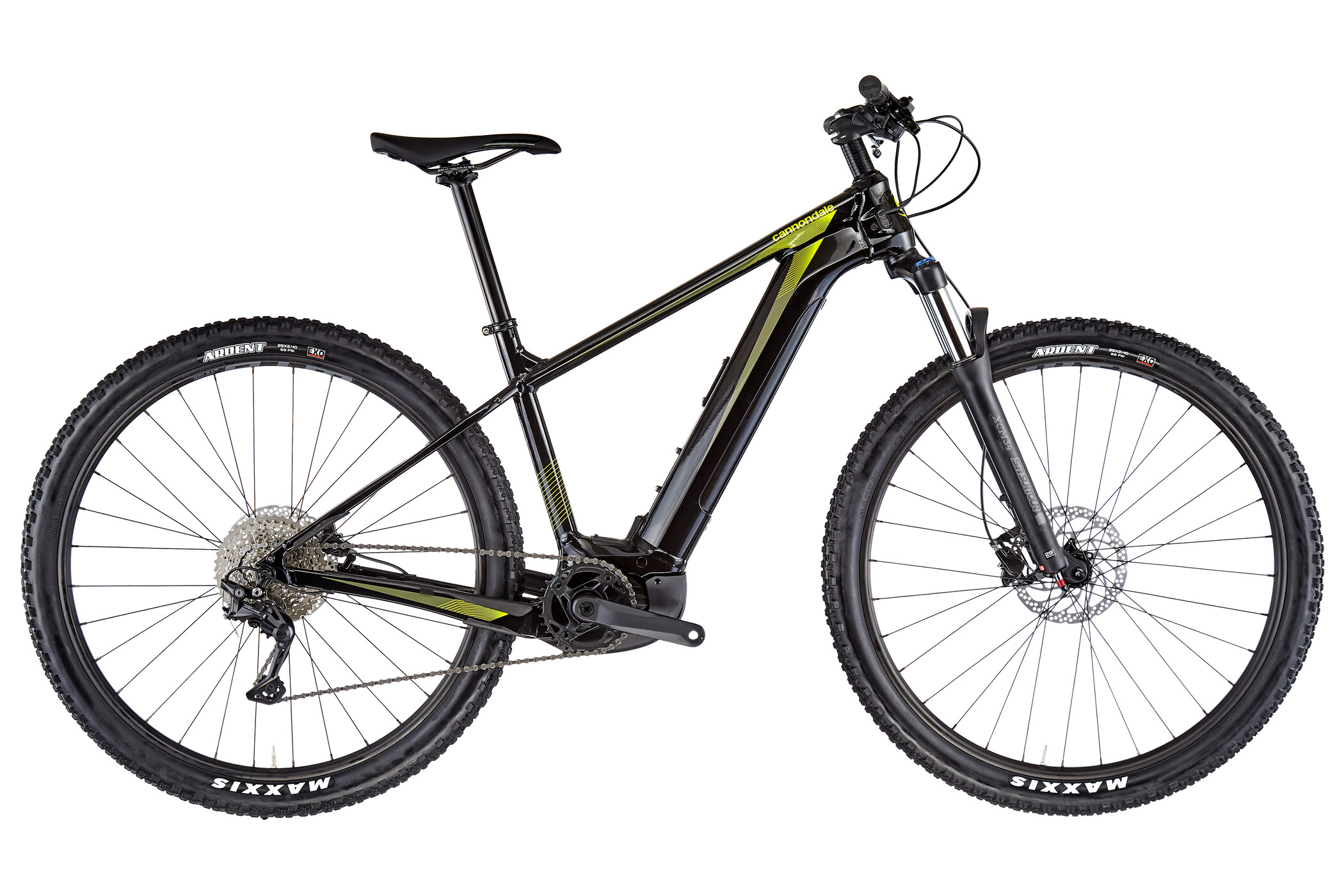 Cannondale_Trail_Neo_3_schwarz1.jpg CANNONDALE TRAIL NEO 3 29" elektrische mountainbike zwart/geel 2022 - Afbeelding 1