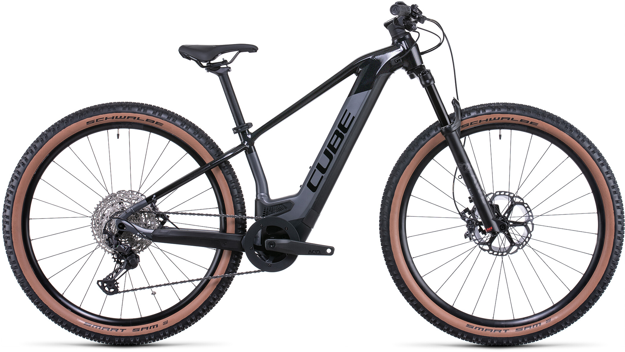 Cube_Reaction_Hybrid_SLT_625_schwarz1.jpg E-mountainbike CUBE REACTION HYBRID SLT 625 29" Zwart 2022 - Afbeelding 1