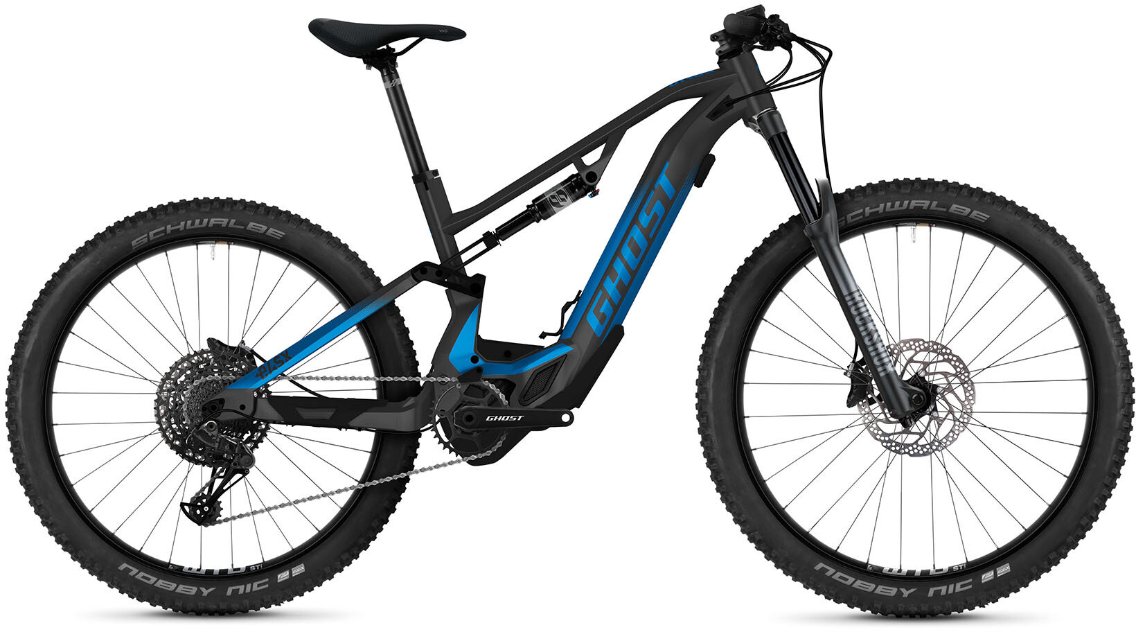 Ghost_E-ASX_160_Essential_AL_grau1.jpg GHOST E-ASX 160 ESSENTIAL AL 29"/27,5 Grijze Elektrische Mountainbike 2022 - Afbeelding 1