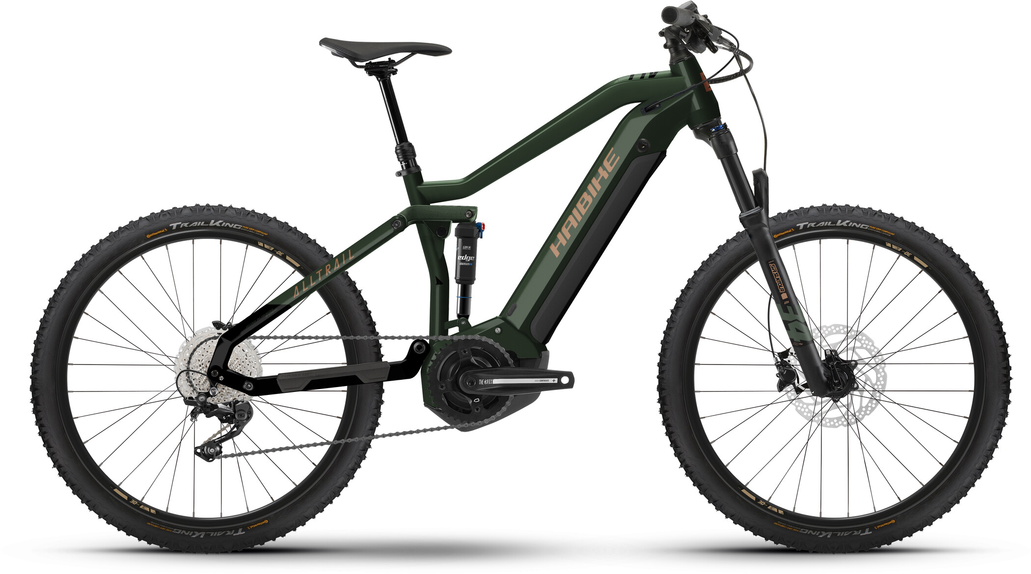 HAIBIKE_AllTrail_4_27_5__gr_n1.jpg HAIBIKE ALLTRAIL 4 27,5" e-mountainbike, donkergroen, modeljaar 2023 - Afbeelding 1